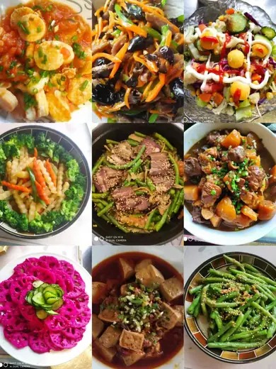 用户提供的阿姨家庭餐食作品拼图二
